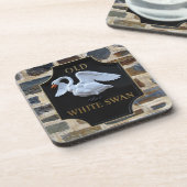 Altes Schwan-Kneipen-Zeichen Untersetzer (Linke Seite)