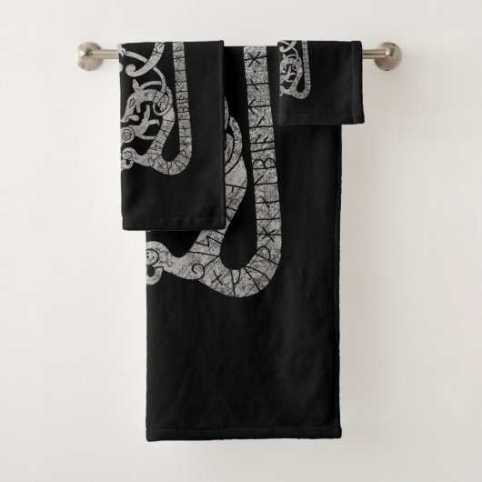 Altes Schwedewikinger runestone Badhandtuch Set (Insitu)