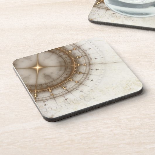 Altes Seediagramm, Schmutz Getränkeuntersetzer (Linke Seite)