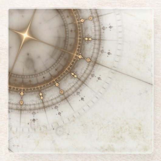 Altes Seediagramm, Schmutz Glasuntersetzer (Vorderseite)