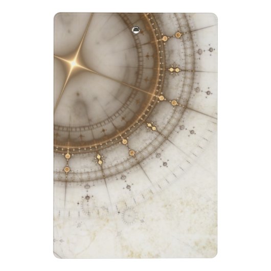 Altes Seediagramm, Schmutz Mini Klemmbrett (Rückseite)