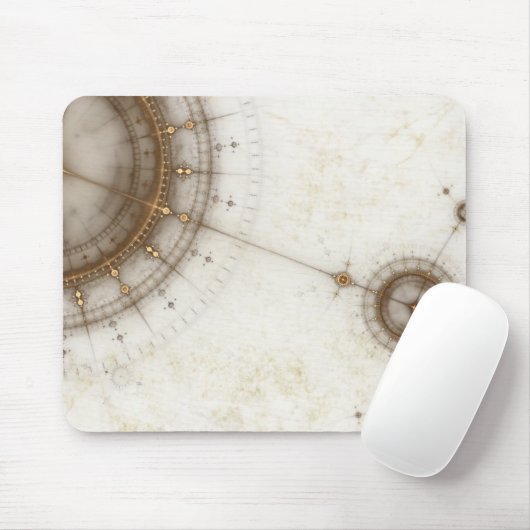 Altes Seediagramm, Schmutz Mousepad (Mit Mouse)