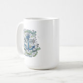 Altes Seemann-Anker-Plakat Kaffeetasse (Vorderseite Links)