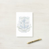 Altes Seemann-Anker-Plakat Post-it Klebezettel (Auf Schreibtisch)