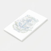 Altes Seemann-Anker-Plakat Post-it Klebezettel (angewinkelt)