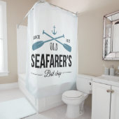 Altes Seemann-Köder-Geschäft Duschvorhang (Beispiel)