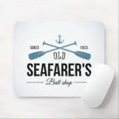 Altes Seemann-Köder-Geschäft Mousepad (Mit Mouse)