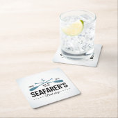 Altes Seemann-Köder-Geschäft Rechteckiger Pappuntersetzer (Vor Ort)