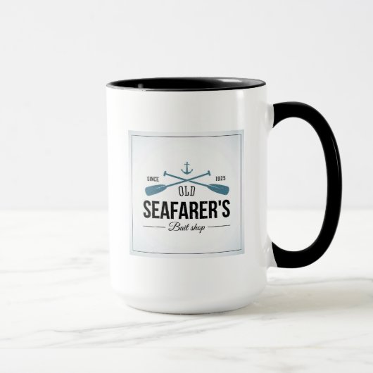 Altes Seemann-Köder-Geschäft Tasse (Rechts)