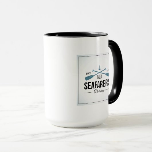 Altes Seemann-Köder-Geschäft Tasse (VorderseiteRechts)