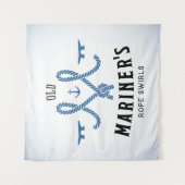 Altes Seemann-Plakat Wandteppich (Vorderseite)