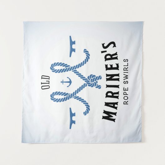 Altes Seemann-Plakat Wandteppich (Vorderseite)