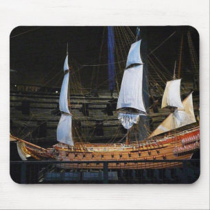 Altes Segelboot mousepad