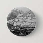 Altes Segelschiff Button (Vorderseite)