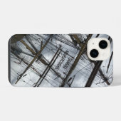 Altes Segelschiff iPhone Hülle (Rückseite (Horizontal))