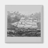 Altes Segelschiff Magnet (Vorne)