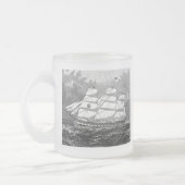 Altes Segelschiff Mattglastasse (Links)