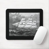 Altes Segelschiff-Mauspad Mousepad (Mit Mouse)