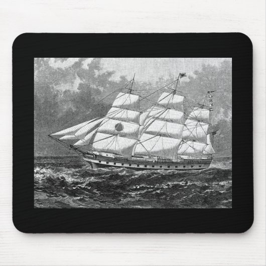Altes Segelschiff-Mauspad Mousepad (Vorne)