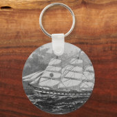 Altes Segelschiff Schlüsselanhänger (Vorderseite)