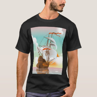 Altes Segelschiff T-Shirt