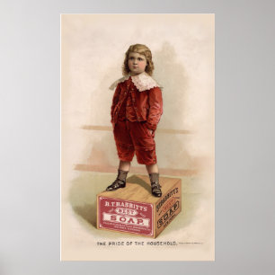 Altes Seifenplakat Poster