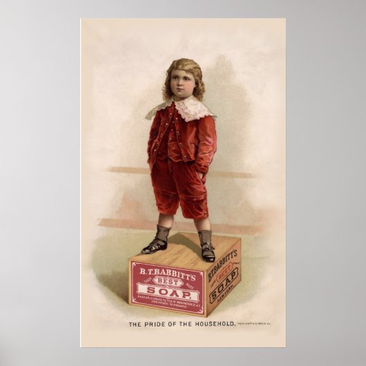 Altes Seifenplakat Poster (Vorne)