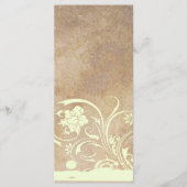 Altes Shabby Chic Hochzeitsprogramm Programm (Vorderseite)