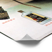 Altes Shanghai Liquor Poster und chinesisches Butt (Ecke)