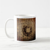 Altes Siegel, Wohlbefinden, Tee und Tao - China Kaffeetasse (Links)