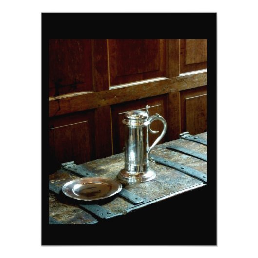 Altes Silber und Eiche (2) Fotodruck (Vorne)