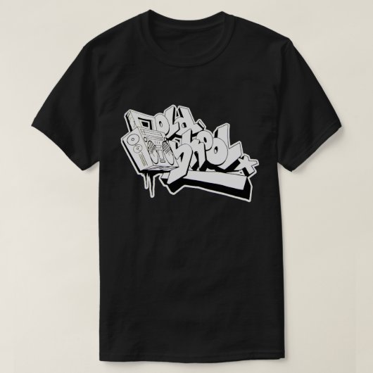 ALTES SKOOL ANGESAGTES HOPFENgraffiti-T-SHIRT T-Shirt (Design vorne)