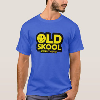 Altes Skool - ich war dort Shirt - saures Blau