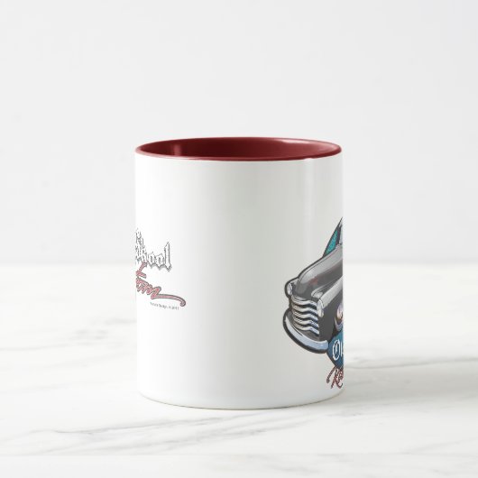 Altes Skool Kustom Tasse (Zentrum)