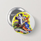 Altes Skool Tattoofelsen Button (Vorne & Hinten)