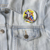 Altes Skool Tattoofelsen Button (Beispiel)