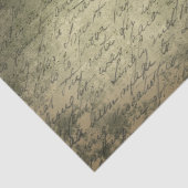 altes Skriptgewebe Seidenpapier (Ausschnitt)