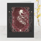 Altes Soul - Eine Viktorianische Altersrente Karte (Gelbe Blume)