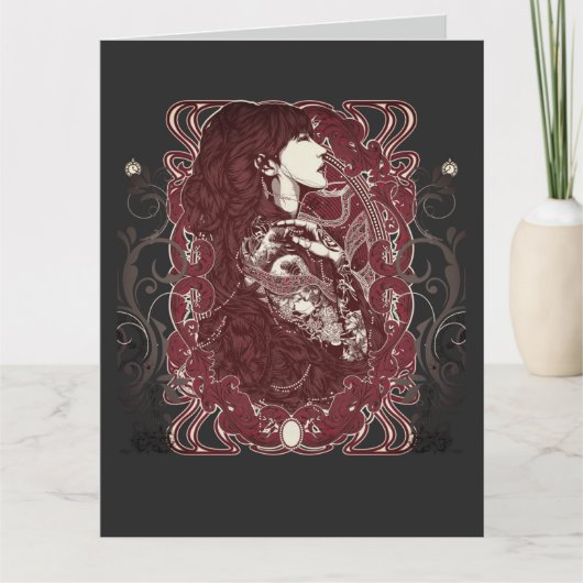 Altes Soul - Eine Viktorianische Altersrente Karte (Vorderseite)