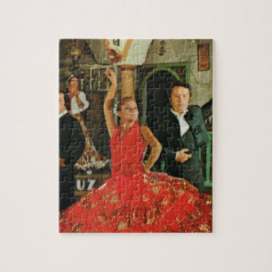 Altes Spanien, Flamenco-Tänzerinnen Puzzle