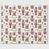 Altes Spielzeuggeschäft Weihnachten Geschenkpapier (Flach)