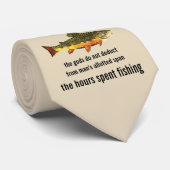 Altes Sprichwort Brook Foreut Angler Krawatte (Gerollt)