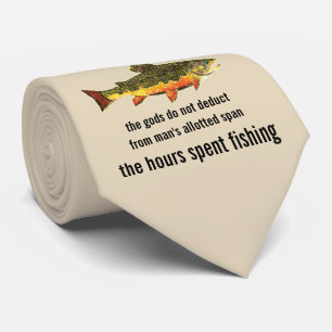 Altes Sprichwort Brook Foreut Angler Krawatte