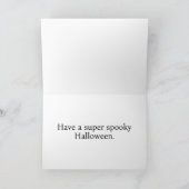 Altes Spuk Haus | Frohe Halloween Karte (Innenseite)