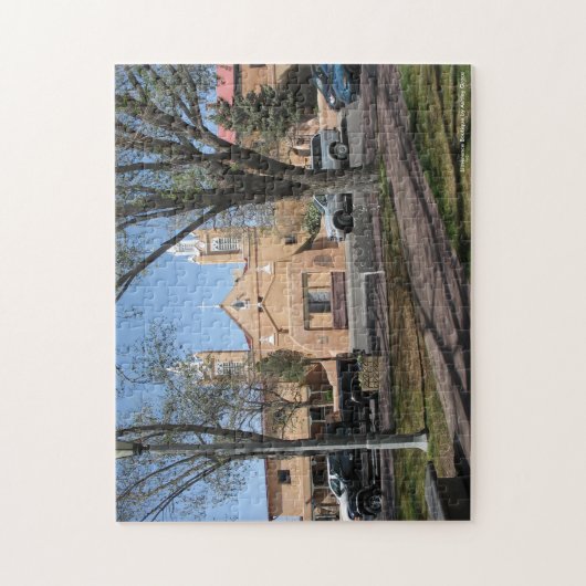 Altes Stadtpuzzlespiel Puzzle (Vertikal)