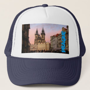 Altes Stadtquadrat Prag, Tschechische Republik-Hut Truckerkappe