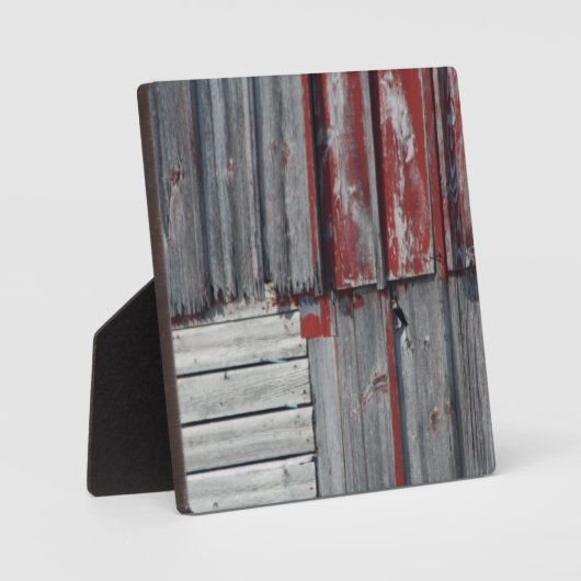 Altes Stall Side Foto Fotoplatte (Vorderseite)