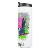 *~* Altes Stallland Rustikale AP16 Thermosbecher (Nach rechts gedreht)