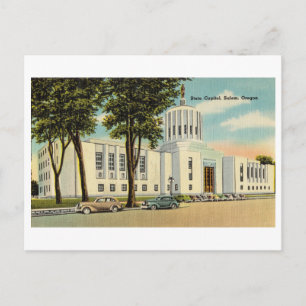 Altes State Capitol, Salem, Oregon Postkarte