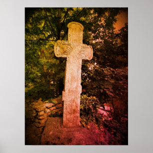 Altes SteinquerFoto-Plakat Poster